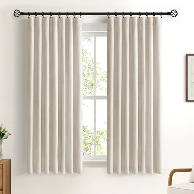 Produktbild von Verdunklungsvorhänge für Schlafzimmer - Set aus 2 H175×B140cm Undurchsichtige Vorhänge mit Clipösen