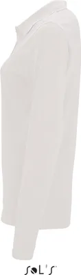 Produktbild von SOLs 02083 | Damen Long-Sleeve Piqué Polo Shirt Perfect - Farbe: White - Größe: XXL
