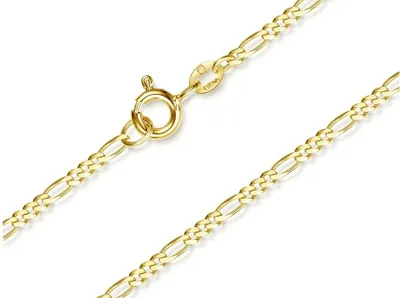 Produktbild von SILBERKETTEN STORE Figarokette 2mm - echt 585 Gold, Länge wählbar von 38-70cm - 50cm