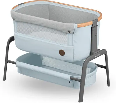 Productafbeelding van Iora babyaanschuifwieg en wieg, 0-9 kg, grijs