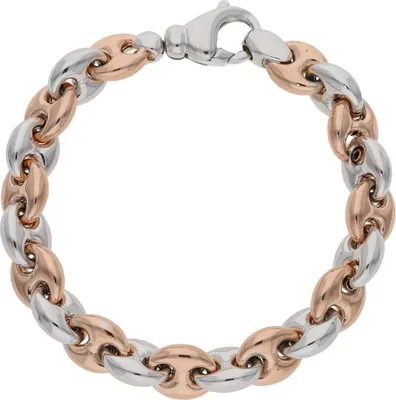Produktbild von JuwelmaLux Armband 925/000 Sterling Silber Roségold plattiert JL30-03-2709 20 cm
