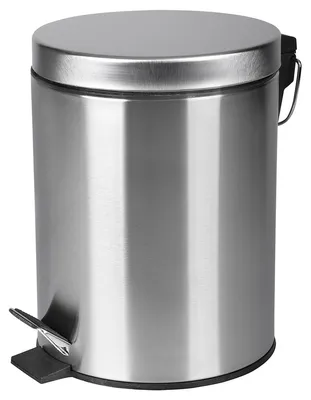 Obrázok produktu pre Odpadkový kôš nášľapný 5 l matný chróm
