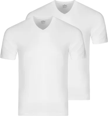 Produktbild von RAGMAN 2er Pack Basic Unterhemd / Shirt Kurzarm Bequem und atmungsaktiv, Vielseitiges Basic, Optimale Passform