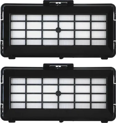 Produktbild von 2x HEPA-12 Filter Abluftfilter ersetzt 491669 für Bosch BBZ152HF BBZ152HFUC BSG71266/07 BSG71266/11 BSG71266GB/07 BSG71360UC/02 BSG71360UC/03 BSG71360UC/07 BSG71360UC/13 BSG71370UC/02 BSG71370UC/03