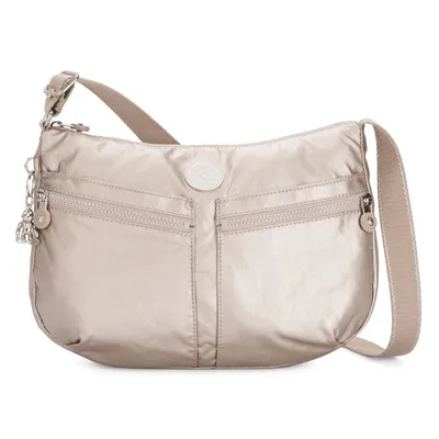 Produktbild von Kipling IZELLAH Mittelgroße Umhängetasche, Metallic Glow (Silber)