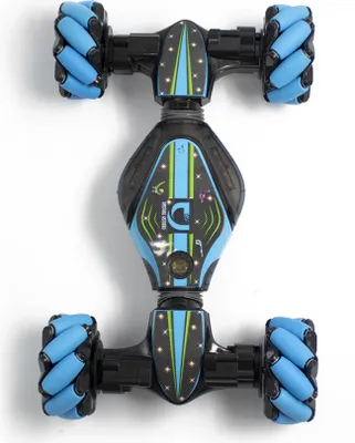 Produktbild von Ferngesteuertes Auto RC Car RC Stunt Car Gelaendewagen RC Deformable All-Terrain Doppelseitiges Auto mit Gesten Sensor 2,4 GHz 4WD （Blau）