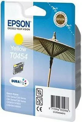 Image de Epson T0454 - Cartouche d'encre / Jaune (8 ml)