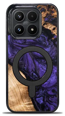 Produktbild von Holzhülle für Xiaomi 17, Bewood Unique Violet für MagSafe
