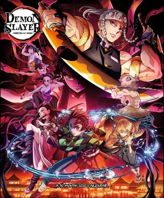 Produktbild von Demon Slayer Broschurkalender 2025
