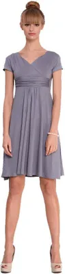 Immagine prodotto di Abito da donna con scollo a V ; Grigio XS/S 34/36