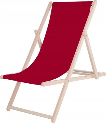 Produktbild von Liegestuhl klappbar Massivholz Sonnenliege für Garten und kleinen Balkon Sicherheitssystem 3 Positionen Klappbar Holzliegestuhl mit Textilgewebe