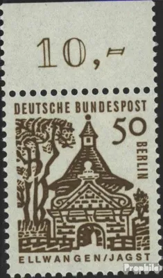 Produktbild von Briefmarken Berlin (West) 1964 Mi 246 Oberrandstück postfrisch Bauwerke