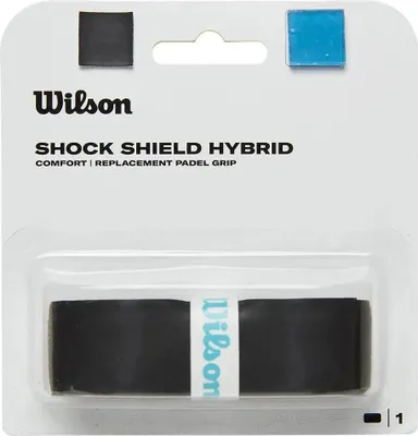 Immagine prodotto di Wilson Shock Shield Hybrid Padel Overgrip Nero Nero Taglia unica