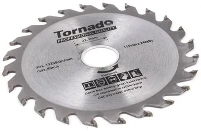 Produktbild von Tornado Hartmetall-Kreissägeblatt Holz 150mm 24 Zähne