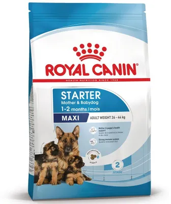 Zdjęcie produktu dla Royal Canin Maxi Starter Mother & Babydog 4kg Karma Sucha Dla Suk W Ciąży I Okresie Laktacji Oraz Szczeniąt Ras Dużych