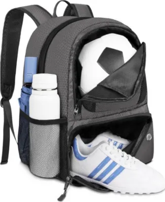 Produktbild von INF Fußballrucksack mit Ballfach Grau