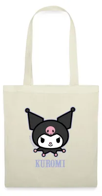 Produktbild von Spreadshirt Kuromi Portrait Stoffbeutel, One size, Natur