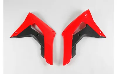 Produktbild von Ufo Honda Crf 250 R 18 Kühlerverkleidungen Rot Rot One Size