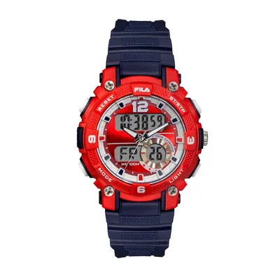 Zdjęcie produktu dla Fila uni zegarek dla dorosłych FILASTYLE 38 mm chronograf pasek silikonowy 38-190, kolor: niebieski