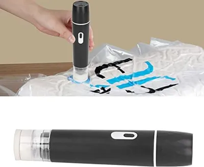 Produktbild von Elektrische Luftpumpe, tragbare Handfutterversiegelung, wiederaufladbare Sparer, Vakuumpumpe (schwarz)
