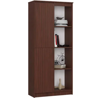 Zdjęcie produktu dla Regał R80 AKORD Wenge 80x35x180 cm