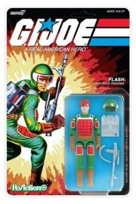 Obrázok produktu pre GI Joe ReAction+ Akčná figúrka, séria 07: Flash (komiksová verzia), 10 cm