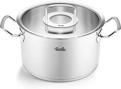 Produktbild von Fissler Original-Profi Collection / Edelstahl-Kochtopfset, 5-teilig, Töpfe mit Glas-Deckel (3 Kochtöpfe,1 Bratentopf 1 Servierpfanne) - Induktion