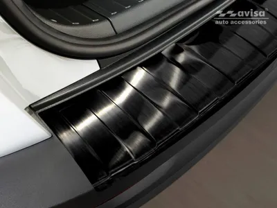 Produktbild von Kofferraumkantenschutz Skoda Karoq 2017-2022 (dunkel, matt)