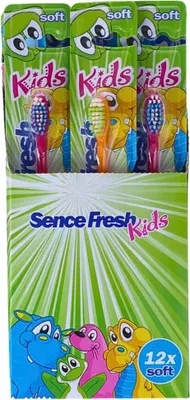 Obrázok produktu pre Sence - Fresh Kids Soft - Zubné kefky - Soft - 12 zubných kefiek - 1 kus