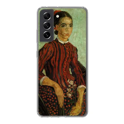 Produktbild von MuchoWow® Handyhülle Schutzhülle Hülle für Samsung Galaxy S21 FE La Mousmé - Vincent van Gogh Silikon Softcase Handy Hülle - Mobiltelefonhülle