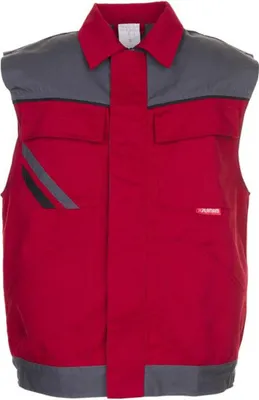 Produktbild von Größe M Herren Planam Highline Weste rot schiefer schwarz Modell 2366