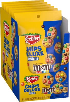 Produktbild von Keebler Chips Deluxe Minis Cookies with M&M's Minis (6 x 85g)