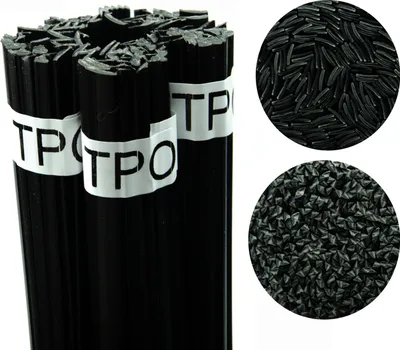 Immagine prodotto di Rosfix Bacchetta per Saldatura in Plastica TPO – Materiale per Saldatura di Alta Qualità | Granuli Neri, 100 g | Intervallo di Temperatura 320-380 °C