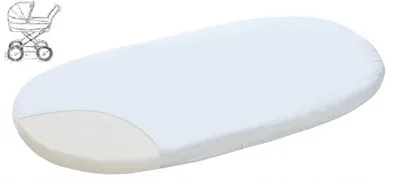 Produktbild von Olka Jersey Spannbettlaken wasserdicht für Kinderwagen
