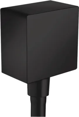 Produktbild von hansgrohe Schlauchanschluss DN15 mattschwarz mit Rückflussverhinderer 26455670