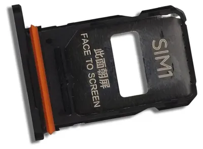 Produktbild von Ersatz Dual-SIM-Kartenhalter für Xiaomi Poco M8 Pro 5G, Schwarz
