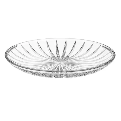 Produktbild von DEKOTELLER Ø 25 cm Teller GLAS Servierteller Servierplatte VENUS