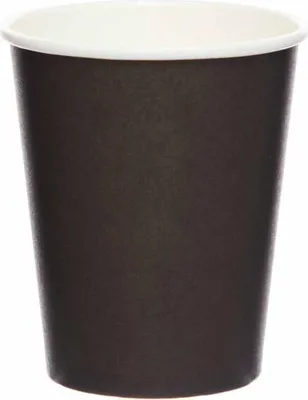 Zdjęcie produktu dla Papierowe Kubeczki Czarne, 250ml, 6 szt.