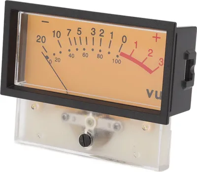 Image de 12V Haute précision VU Meter Header DB Audio Level Header Power Amplifier Level Meter with Backlight 500UA 650���