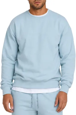 Immagine prodotto di Maglione da uomo Reichstadt, vestibilità regolare, con logo ricamato 23RS037, azzurro, taglia XL