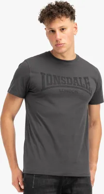 Image de T-Shirt normal Passform LOGO KAI Anthracite/Noir M Lonsdale