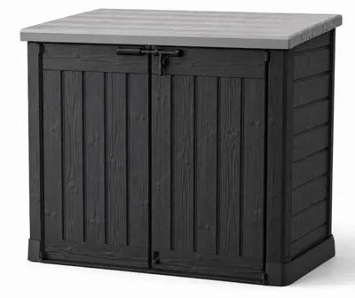 Produktbild von Koll Living Gartenbox Mülltonnenbox Gerätebox Schuppen für 2X 240 Liter Mülltonnen - 100% schimmelfrei durch Belüftung - Modell 2027