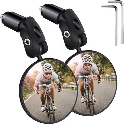 Produktbild von Fahrradspiegel - Drehbar und Klappbar - 2 Stück