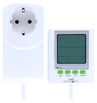 Produktbild von Energiekostenmessgerät mit verlängertem Display