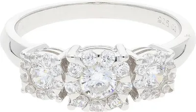 Produktbild von JuwelmaLux Ring Silber 925 mit synth. Zirkonia JL10-07-3033 52