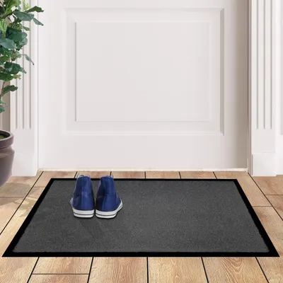 Produktbild von Furni24 Schmutzfangmatte Fußmatte 120 x 180 cm Grau – Rutschfeste & Waschbare Türmatte für Innen & Außen