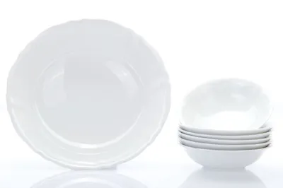 Obrázek produktu pro Sonáta, kompotová souprava, bílá krajka, Leander, 7 d.