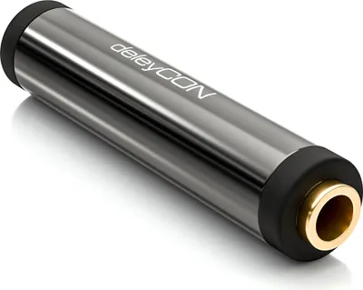 Produktbild von deleyCON Stereo Audio Klinken Kupplung Adapter - 3,5mm Klinken Buchse zu 3,5mm Klinken Buchse - Metall - Vergoldet