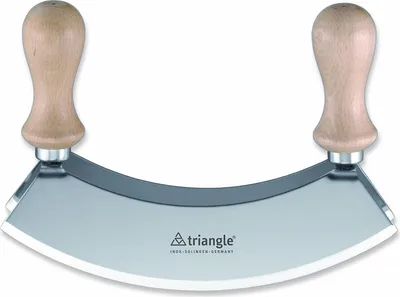 Produktbild von triangle Wiegemesser Buche zweischneidig 23cm