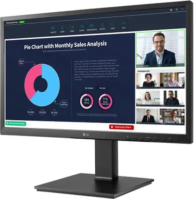 Produktbild von LG 24BP750C-B, 60,5 cm (23.8"), 1920 x 1080 Pixel, Full HD, LED, 5 ms, Schwarz